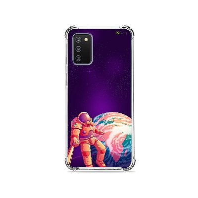 Capa para Galaxy A02s - Selfie Galáctica