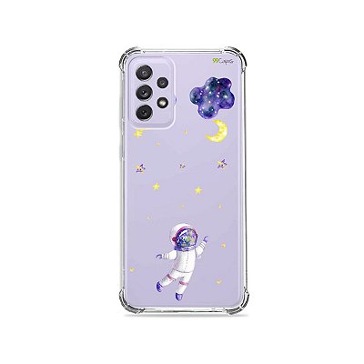 Capa (Transparente) para Galaxy A72 - Astronauta Sonhador
