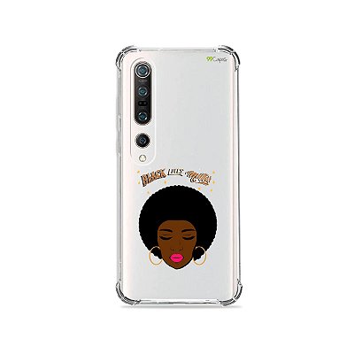 Capa (Transparente) para Xiaomi Mi 10 Pro - Black Lives