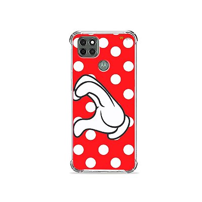 Capa para Moto G9 Power - Coração Minnie