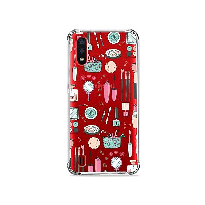 Capa (Transparente) para Galaxy A01 - Make Up