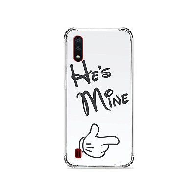 Capa para Galaxy A01 - He's Mine