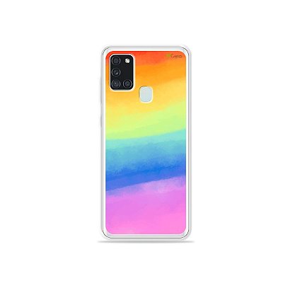 Capa para Galaxy A21s - Rainbow