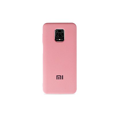 Silicone Case Rosa para Redmi Note 9 Pro