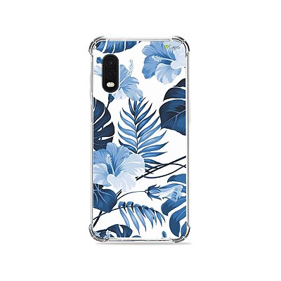 Capa para Galaxy XCover Pro - Flowers in Blue