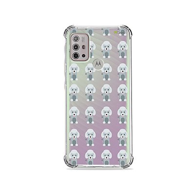 Capa (Transparente) para Moto G10 - Poodle