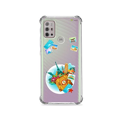 Capa (Transparente) para Moto G10 - Memórias