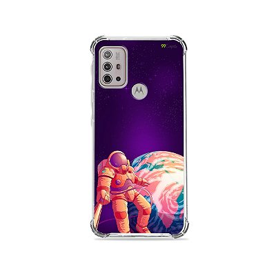 Capa para Moto G10 - Selfie Galactica