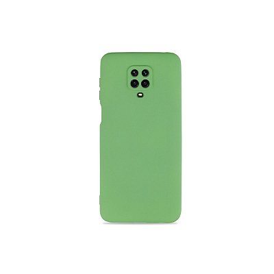 Silicone Case Verde Oliva para Redmi Note 9 Pro (com proteção na câmera)