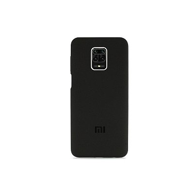 Silicone Case Preta para Redmi Note 9S (Aveludada)