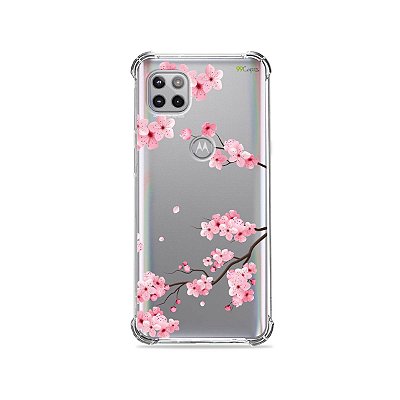 Capa (Transparente) para Moto G 5G - Cerejeiras