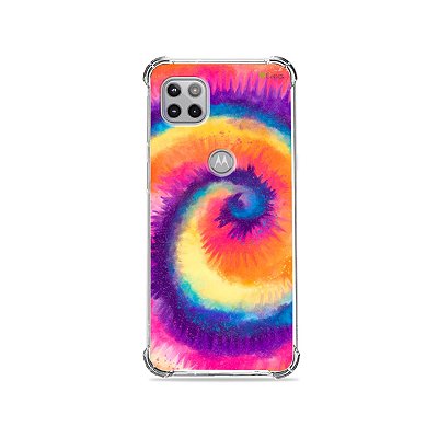 Capa para Moto G 5G - Tie Dye Roxo