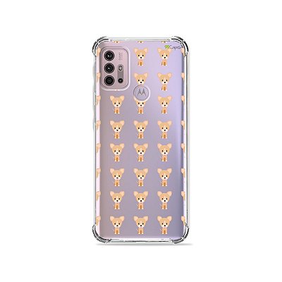 Capa (Transparente) para Moto G30 - Chihuahua