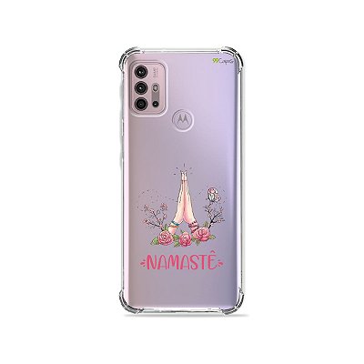 Capa (Transparente) para Moto G30 - Namastê