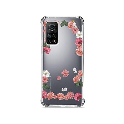 Capa (Transparente) para Xiaomi Mi 10T Pro - Pink Roses