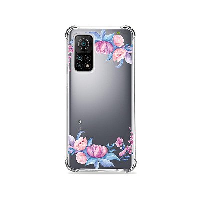 Capa (Transparente) para Xiaomi Mi 10T Pro - Bromélias