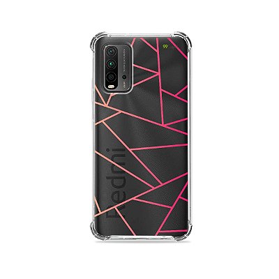 Capa (Transparente) para Redmi 9T - Abstrata