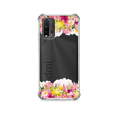 Capa (Transparente) para Redmi 9T - Botânica