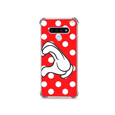 Capa para LG K71 - Coração Minnie