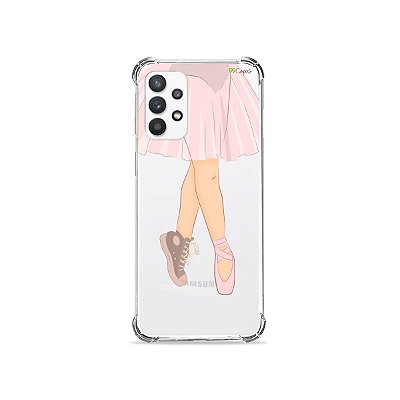 Capa (Transparente) para Galaxy A32 5G - Bailarina