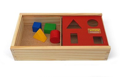 Brinquedo Educativo Passa Figuras De Madeira