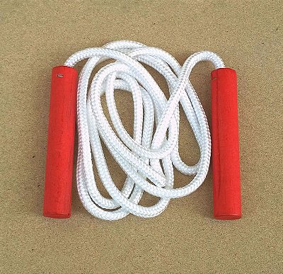 Brinquedo Educativo Pula Corda 2 00m Nylon Saco Plastico Com Aba