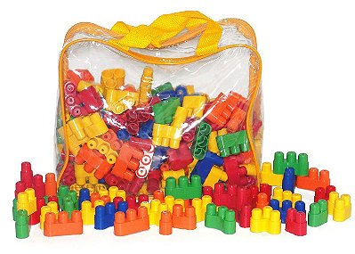 Brinquedo Educativo Mochila Plugando Idéias Com 500 Peças