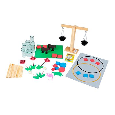 Brinquedo Educativo Kit De Provas Piagetianas 13 Provas Maleta Mdf - Carlu