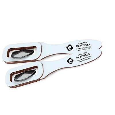 Brinquedo Educativo Musicalização Platinela 1 Par Em Mdf - Carlu