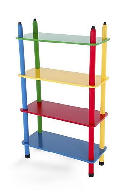 Brinquedo Educativo Prateleira Colorida 24 Peças - Carlu