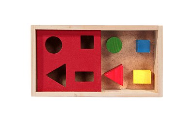 Brinquedo Educativo Passa Figuras Caixa Com 4 Peças