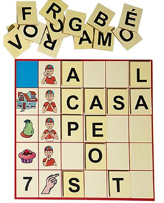 Brinquedo Educativo Loto Libras 210 Peças Em Mdf