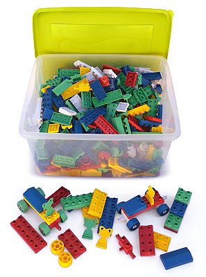 Caixa Criativa Com 800 Peças Tipo Lego