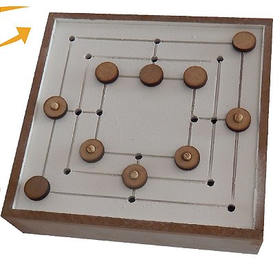 Brinquedo Educativo Jogo De Trilha Adaptado Estojo Em Mdf