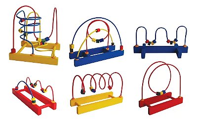 Sonho de Criança conjunto brinquedos educativos de aramados 6 peças