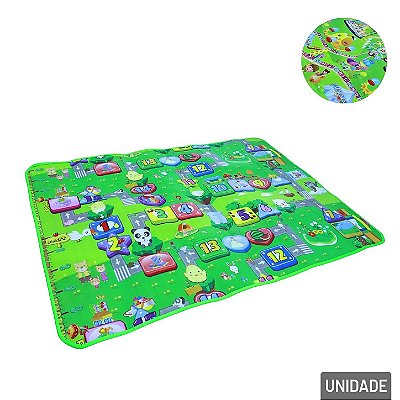Tapete Tatame Dobráve Infantil 120x180cmx6mm Colorido