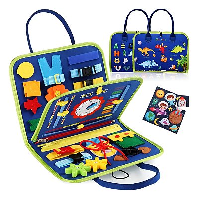 Maleta Educativa Montessori Sensorial Brinquedo  25 Atividades