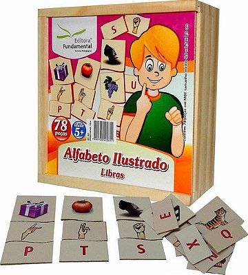 Jogo Educativo Alfabeto Ilustrado Libras - Fundamental