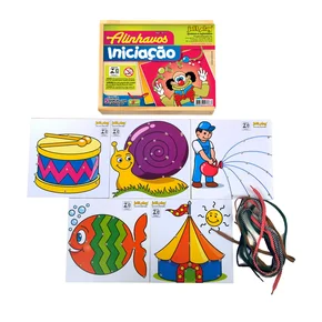 Brinquedo Educativo Alinhavos Iniciação Com 5 Placas