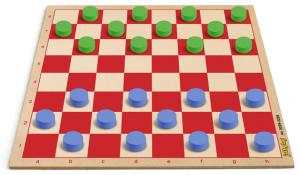 Brinquedo Educativo Jogo De Damas - 25x25cm