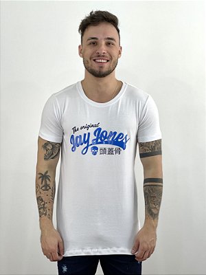 Camiseta Branca Jay-Logo - Jay Jones