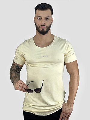 Camiseta Longline Amarela Básica Glow Brand - Austin Club #