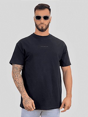 Camiseta Oversized Preta Basic Wakan - Totanka