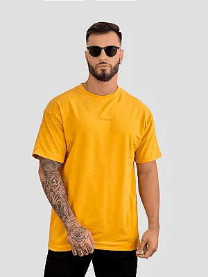 Camiseta Oversized Amarela Basic Wakan - Totanka