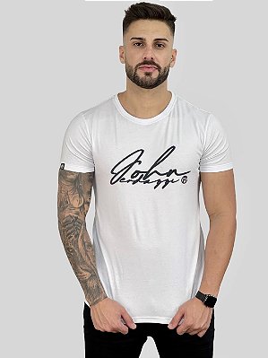 Camiseta John John Logo Metal Preta - Compre Agora, camiseta john john logo  preta 