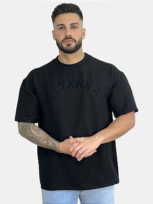 Camiseta Oversized Preta Frágile - Totanka