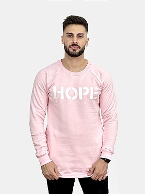 Casaco Moletom Rosé Smooth - The Hope $