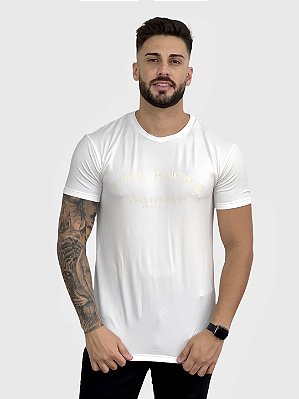 Camiseta Slim Fit Off White Single - The Hope