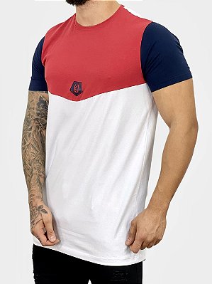 Camiseta Longline Colors Logo Emborrachado Brand - King Joy