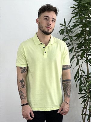 Polo New Basic Amarelo Acido - John John